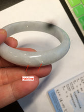 Load image into Gallery viewer, 52.2mm Certified 100% natural Type A light green jadeite jade bangle Y119-0485