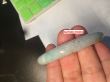 Load image into Gallery viewer, 54.6mm certified 100% natural Type A sunny green jadeite jade bangle E47-0222
