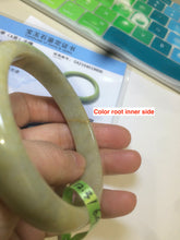 Load image into Gallery viewer, 60mm Certified 100% natural Type A yellow jadeite jade AJ26-9926