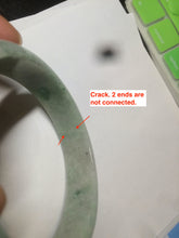 Load image into Gallery viewer, 56mm certified 100% natural certified green jadeite jade bangle AT58-9981