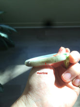 Load image into Gallery viewer, 55.8mm Certified Type A 100% Natural icy white/green round cut Jadeite Jade bangle E53-1281