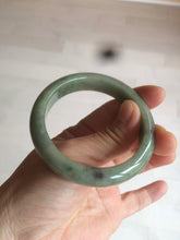 Load image into Gallery viewer, 52mm Certified 100% natural Type A dark green jadeite jade bangle AB63-0060