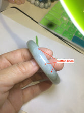 Load image into Gallery viewer, 54mm Certified Type A 100% Natural light green/dark green jadeite jade bangle AJ15-2014