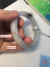 Load image into Gallery viewer, 56.5mm certified 100% natural Type A green purple jadeite jade bangle AM22-2821