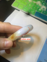 Load image into Gallery viewer, 51.5mm Certified Type A 100% Natural light green/purple/yellow/brown oval shape Jadeite Jade bangle AS14-0710