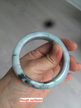 Load image into Gallery viewer, 52.3mm Certified type A 100% Natural green purple Jadeite Jade bangle Y118-3572