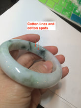 Load image into Gallery viewer, 53.5mm certified 100% natural Type A green/purple/white jadeite jade bangle AB90-1704