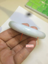 Load image into Gallery viewer, 57mm certified 100% natural green/white/yellow jadeite jade bangle R64-9289