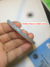 Load image into Gallery viewer, 57mm Certified type A 100% Natural icy watery light green slim round cut jadeite jade bangle AS22-0145