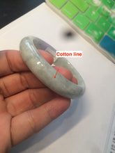 Load image into Gallery viewer, 52.7mm 100% natural Type A light green/purple jadeite jade bangle D80-2207