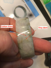 Load image into Gallery viewer, 52mm certified Type A 100% Natural sugar brown/red/green/white oil painting style square Jadeite Jade bangle D3-2745