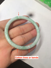 Load image into Gallery viewer, 49.7mm Certified Type A 100% Natural sunny green/red slim Jadeite Jade bangle AQ22-0186