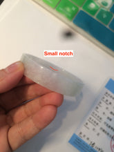 Load image into Gallery viewer, 53.5mm Certified Type A 100% Natural green purple thin jadeite jade bangle AQ50-2834