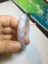 Load image into Gallery viewer, 55.5mm Certified 100% natural Type A green/purple/red (福禄寿)jadeite jade bangle U90-0518