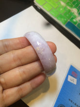 Load image into Gallery viewer, 50mm certified Type A 100% Natural green/purple/yellow (FU LU SHOU) Jadeite Jade bangle AS46-2626