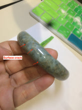 Load image into Gallery viewer, 60mm Certified 100% natural Type A green/brown/gray jadeite jade AJ42-5453