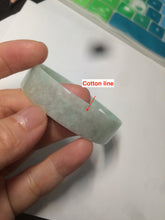 Load image into Gallery viewer, 54.3mm Certified Type A 100% Natural apple green thin jadeite jade bangle AQ47-8070
