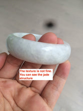 Load image into Gallery viewer, 53.9mm Certified Type A 100% Natural white/purple/green/yellow chubby Jadeite Jade bangle Z91-5685