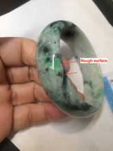 Load image into Gallery viewer, 58mm Certified Type A 100% Natural light sunny green/dark green Jadeite Jade bangle J102-4120