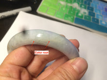 Load image into Gallery viewer, 57.5mm Certified Type A 100% Natural green purple jadeite jade bangle AM27-2119
