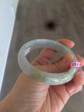 Load image into Gallery viewer, 58 mm Certified Type A 100% Natural green/purple Jadeite Jade bangle B45-3788