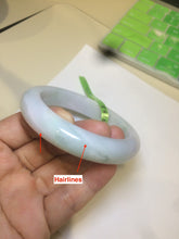 Load image into Gallery viewer, 57mm certified 100% natural green/white/yellow jadeite jade bangle R64-9289