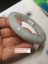 Load image into Gallery viewer, 58.5mm Certified Type A 100% Natural light green/red/purple jadeite jade bangle AT54-0053