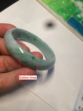 Load image into Gallery viewer, 51.7mm certified Type A 100% Natural sunny green Jadeite Jade bangle AR68-0452