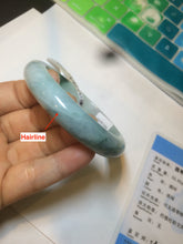 Load image into Gallery viewer, 54mm Certificated sunny green jadeite jade bangle AS11-0444