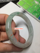 Load image into Gallery viewer, 56mm 100% natural certified icy sunny green/red/white jadeite jade bangle AT52-8745