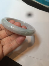 Load image into Gallery viewer, 55.5 mm Certified type A 100% Natural sunny green light purple Jadeite bangle AD54-1106 卖了