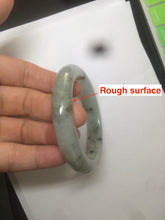 Load image into Gallery viewer, 54.5mm 100% natural certified green/purple jadeite jade bangle AM39-3535