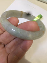 Load image into Gallery viewer, 58.5mm certified 100% natural green/yellow jadeite jade bangle AE44-8521