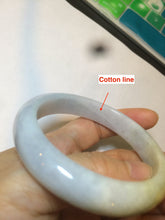 Load image into Gallery viewer, 54mm 100% natural Type A yellow/white jadeite jade bangle Z107