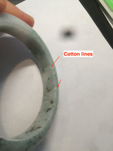 Load image into Gallery viewer, 56.6mm Certified Type A 100% Natural sunny green brown Jadeite Jade bangle AQ11-9156