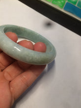 Load image into Gallery viewer, 55.8mm Certified type A 100% Natural green yellow Jadeite bangle Y121-2487