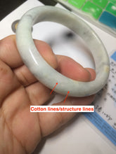 Load image into Gallery viewer, 59.5mm certified Type A 100% Natural green/purple/yellow/gray yellow Jadeite bangle AF65-7538