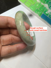 Load image into Gallery viewer, 56mm certified Type A 100% Natural sunny green/yellow Jadeite Jade bangle AR15-2704