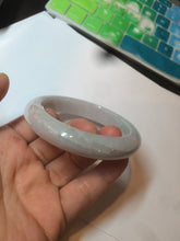 Load image into Gallery viewer, 55.5 mm Certified type A 100% Natural sunny green light purple Jadeite bangle AD54-1106 卖了