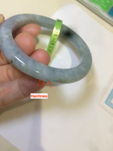 Load image into Gallery viewer, 50.7mm Certified Type A 100% Natural green/blue/yellow snowy Jadeite Jade bangle AJ37-5271