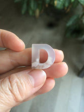 Load image into Gallery viewer, 100% natural icy Madagascar cherry blossoms agate Initial letters X81 (Add on item, not sale individually)
