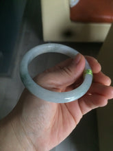 Load image into Gallery viewer, 56.4mm Type A 100% Natural light green Jadeite Jade bangle Q32