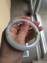 Load image into Gallery viewer, 57.6mm certified Type A 100% Natural green/yellow/white jadeite Jade bangle AB28-0276