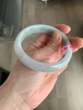 Load image into Gallery viewer, 56.4mm Certified Jadeite Jade bangle Type A 100% Natural icy green W25-0780