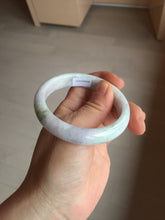 Load image into Gallery viewer, 54.4mm certified 100% natural Type A white/purple/green jadeite jade bangle BL49-6240
