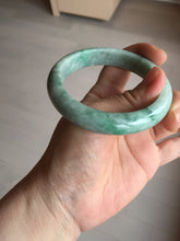 Load image into Gallery viewer, 56mm 100% natural type A sunny green jadeite jade bangle BM97
