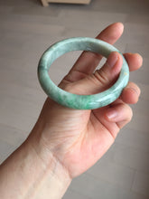 Load image into Gallery viewer, 56mm Certified Type A 100% Natural sunny green gray Jadeite Jade bangle BK131-4417
