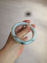 Load image into Gallery viewer, 58mm Certified Type A 100% Natural green/white Jadeite Jade bangle AX79-4354
