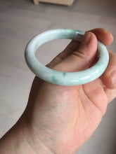 Load image into Gallery viewer, 53mm Certified Type A 100% Natural sunny green white(白底青) Jadeite Jade bangle BP41-3176
