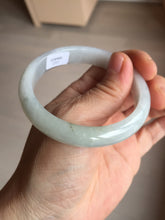 Load image into Gallery viewer, 54.5mm Certified Type A 100% Natural sunny green/dark green Jadeite Jade bangle AM96-2727
